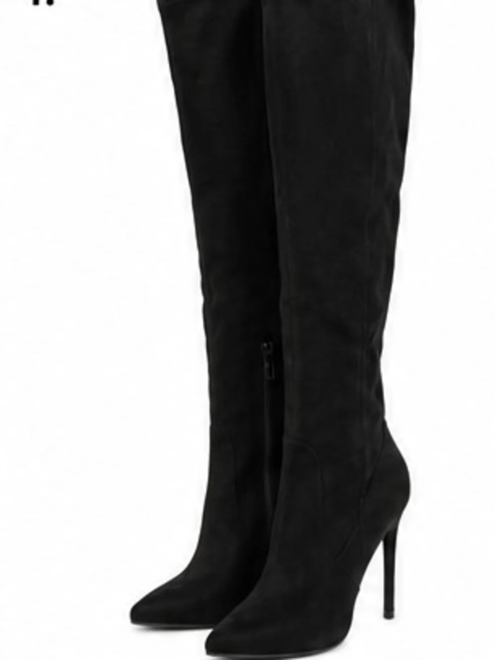 VENUS Black Over-the-Knee Stiletto Boots